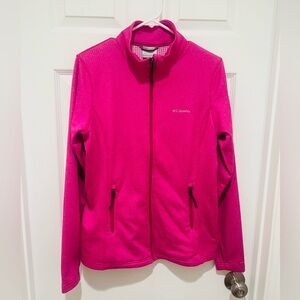Columbia Fuchsia Zip-Up Jacket